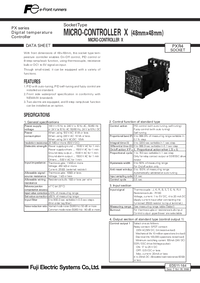 Thumbnail of document Data Sheet - PXR4 Temperature Controller